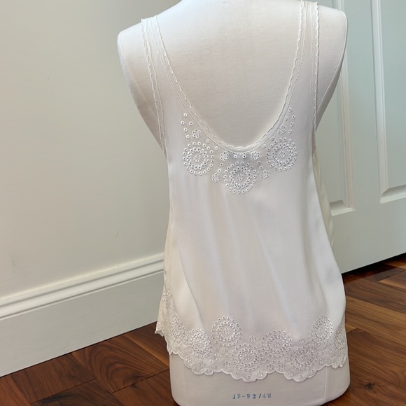Joie silk eyelet top. Size small - Picture 6 of 13